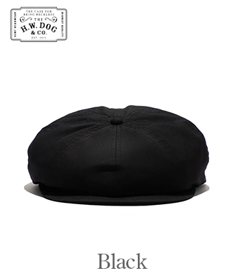THE H.W DOG&CO. 黒 ウール キャスケット THE H.W.DOG&CO. WOOL NEWSPAPER CAP D-00978 公式通販