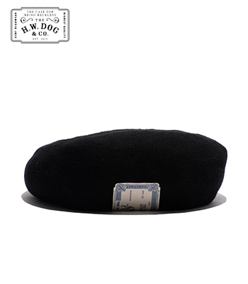 THE H.W.DOG&CO. コットンベーシックベレー『COTTON BASIC BERET