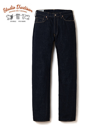 ステュディオダルチザン　50s 加工 セルビッジ デニム★30インチ★岡山 児島 STUDIO D'ARTISAN - STUDIO D'ARTISAN ステュディオダルチザン