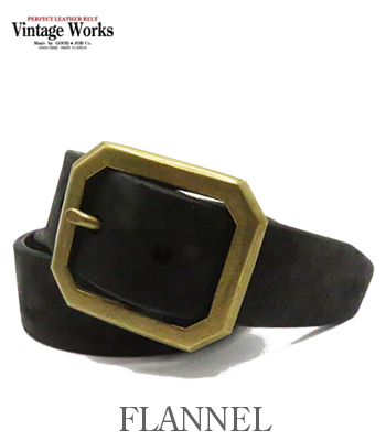 Vintage Works ヴィンテージワークス 真鍮バックル|7ホール