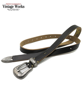 Vintage Works ヴィンテージワークス 銀メッキ真鍮バックル|17ホール