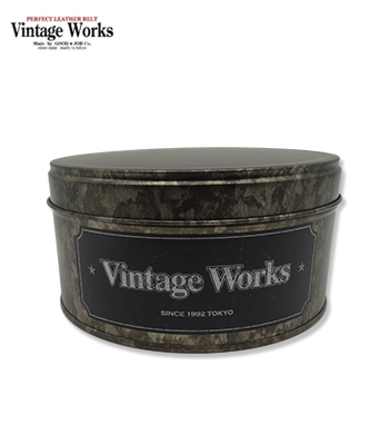 Vintage Works ヴィンテージワークス 厚銀メッキ真鍮バックル|7ホール