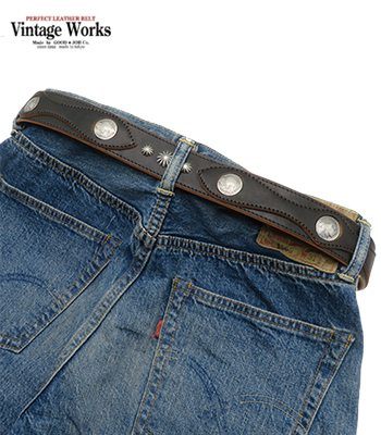 VINTAGE WORKS ヴィンテージワークス ベルト DH5746 35in Vintage Works」ヴィンテージワークス ウエスタン インディアン