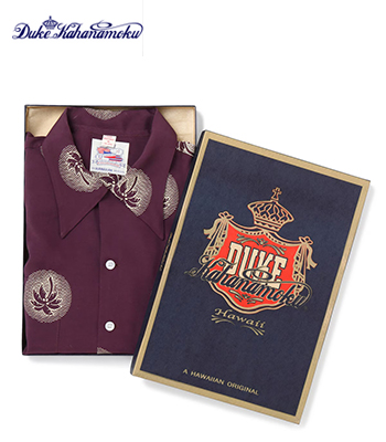 DUKE KAHANAMOKU SUN SURF サンサーフLONG SLEEVE RAYON ALOHA SHIRT