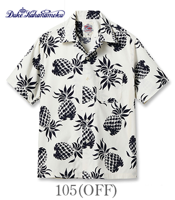 DUKE KAHANAMOKU デュークカハナモク COTTON OPEN SHIRT『DUKE'S