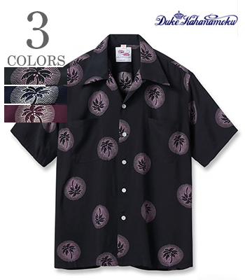 DUKE KAHANAMOKU SUN SURF サンサーフ SHORT SLEEVE RAYON ALOHA SHIRT