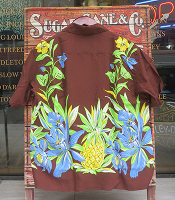 DUKE KAHANAMOKU SUN SURF サンサーフ SHORT SLEEVE RAYON ALOHA SHIRT