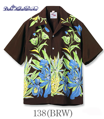 DUKE KAHANAMOKU SUN SURF サンサーフ SHORT SLEEVE RAYON ALOHA SHIRT