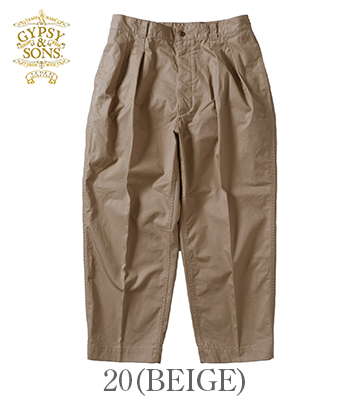 GYPSY＆SONS ジプシーアンドサンズ VENTLE|フレンチチノトラウザース