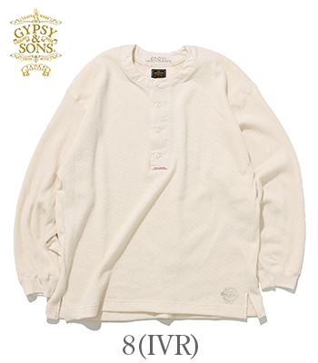 GYPSY＆SONS ジプシーアンドサンズ 長袖|ウール混|ハニカム|ヘンリー