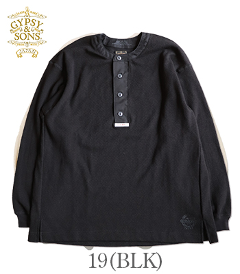 GYPSY＆SONS ジプシーアンドサンズ 長袖|ウール混|ハニカム|ヘンリー