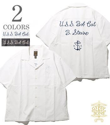 GYPSY＆SONS ジプシーアンドサンズ 半袖|5.6oz.ムラ糸シャンブレー