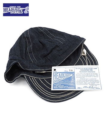 HEAD LIGHT ヘッドライト 実名復刻|デニム|ワークキャップ『9.5