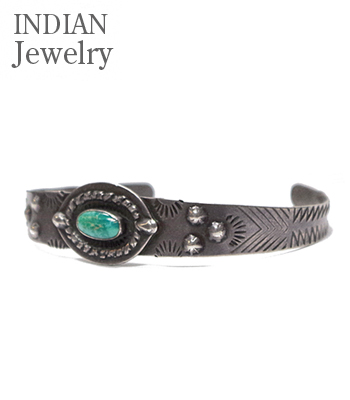 希少】Fred すくい Harvey ヴィンテージ ターコイズバングル 