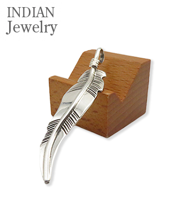 INDIAN JEWELRY ナバホ族|フェザー|ペンダントトップ『Navajo