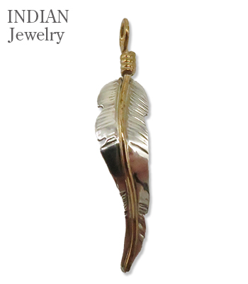 INDIAN JEWELRY ナバホ族|フェザー|ペンダントトップ『Navajo Feather