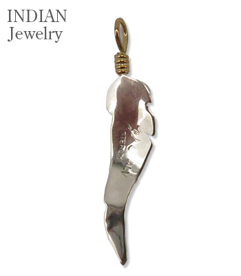 INDIAN JEWELRY ナバホ族|フェザー|ペンダントトップ『Navajo Feather