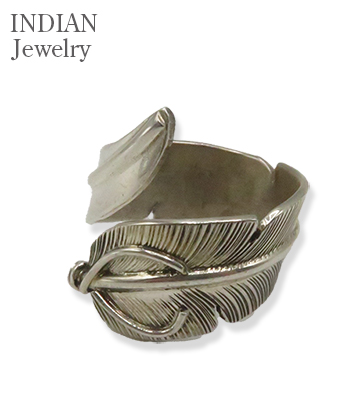INDIAN JEWELRY ナバホ族|フェザー|ラップリング『Navajo