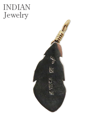 INDIAN JEWELRY ナバホ族|フェザー|ペンダントトップ『Navajo Feather