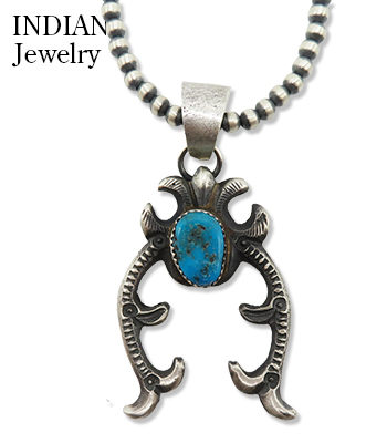 INDIAN JEWELRY ナバホ族|ナジャ|ナバホパール|ネックレス|60cm