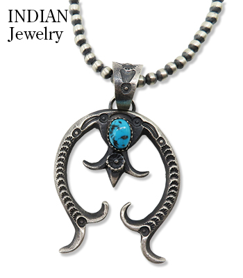 INDIAN JEWELRY ナバホ族|ナジャ|ナバホパール|ネックレス|60cm