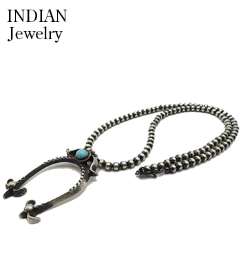 Linda・Marble ナバホ族 ナジャネックレス リンダマーブル INDIAN JEWELRY LEATHER ARTS&CRAFTS Tah'bah TRADERS / Vintage Heavy