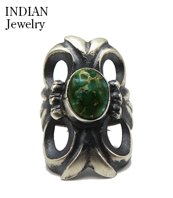 INDIAN JEWELRY ナバホ族|サンドキャスト|リング『Navajo Sand Cast