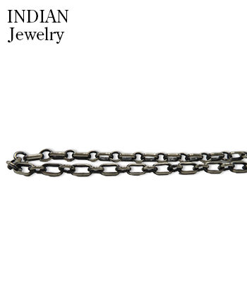 INDIAN JEWELRY ナバホ族|ハンドメイド|シルバーチェーン|62cm『Navajo
