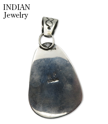 INDIAN JEWELRY ナバホ族|ドットベゼル|ペンダントトップ『Navajo