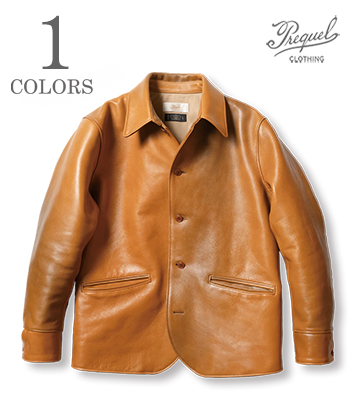 美品 90's スペイン製 gerome カーコート ポリスマン PREQUEL プリクエル HOMAGE 1907|ハンドダイ|カウハイドレザー