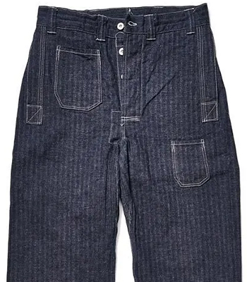John Gluckow ジョングラッコー WAREHOUSE ストライプデニム|ネット