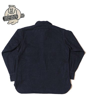 ヨ*コ様 ジョングラッコー☆XL☆ネイビー John Gluckow ジョングラッコー WAREHOUSE 先染フランネル|プル