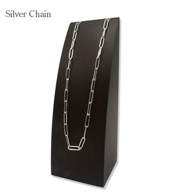 Silver Chain シルバーチェーン|ネックレスチェーン|50cm|小豆|あずき