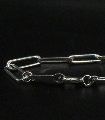 Silver Chain シルバーチェーン|ネックレスチェーン|50cm|小豆|あずき