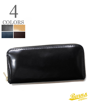 BARNS バーンズ 新喜皮革|ダイヤモンドコードバン|ジップウォレット  