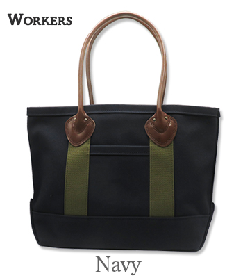 WORKERS ワーカーズ 4号帆布|レザーハンドルトートバッグ|オープン
