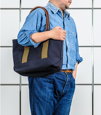 WORKERS ワーカーズ 4号帆布|レザーハンドルトートバッグ