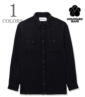 MOMOTARO JEANS 桃太郎ジーンズ 長袖|先染め|雨絣り|刺し子|ワーク MOMOTARO JEANS 桃太郎ジーンズ 長袖|先染め|雨絣り|刺し子|ワーク