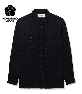 MOMOTARO JEANS 桃太郎ジーンズ 長袖|先染め|雨絣り|刺し子|ワーク