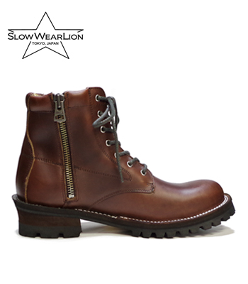 SLOW WEAR LION スローウエアライオン ダブルステッチダウン|クロム