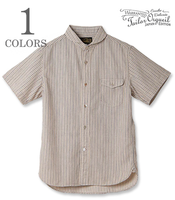 ORGUEIL オルゲイユ 半袖|ショールカラーシャツ『Shawl Collar Short