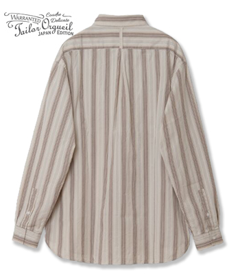 ORGUEIL オルゲイユ 長袖|ドビーストライプ|プルオーバーシャツ『Dobby