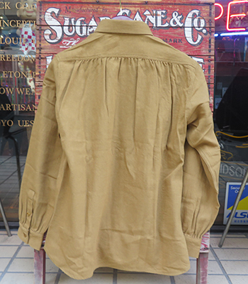 ORGUEIL オルゲイユ 長袖|ウールリネン|ワークシャツ『Wool Linen Work