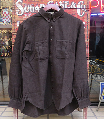 ORGUEIL オルゲイユ 長袖|ウールリネン|ワークシャツ『Wool Linen Work