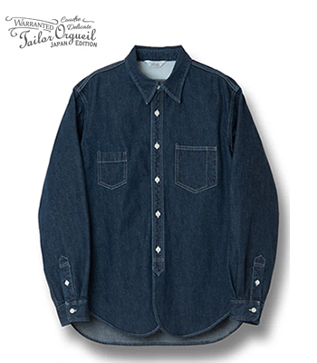 ORGUEIL オルゲイユ 長袖|9oz.デニム|ワークシャツ『Used Denim Shirt