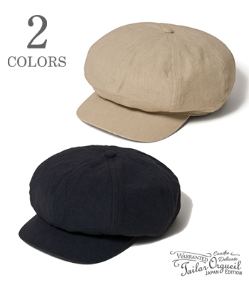 ORGUEIL オルゲイユ コットン|リネン|ラミー|ニュースボーイキャップ