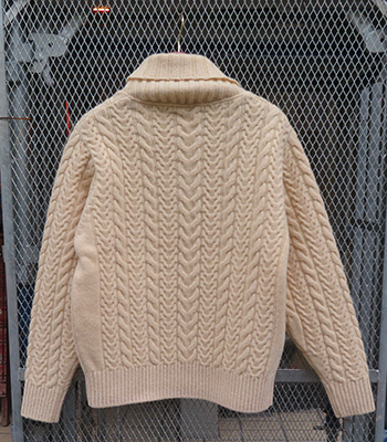 ORGUEIL オルゲイユ ウール|ケーブル編み|セーター『Aran Sweater