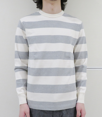 PHERROW'S フェローズ 長袖|BORDER|クルーネック『度詰め天竺ボーダー