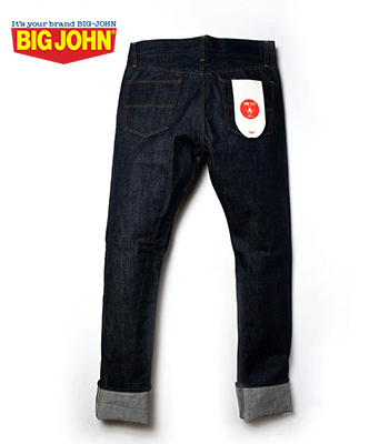 BIG JOHN ビッグジョン 15.5oz.|藍聖セルビッチデニム|スリム 