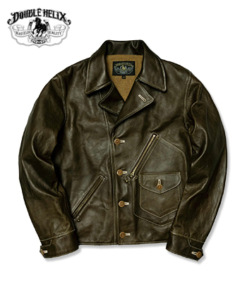 DOUBLE HELIX ダブルヘリックス セミアニリン|茶芯|ホースハイド